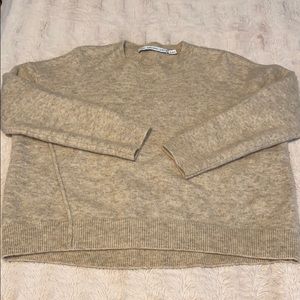 Cropped Wool blend sweater